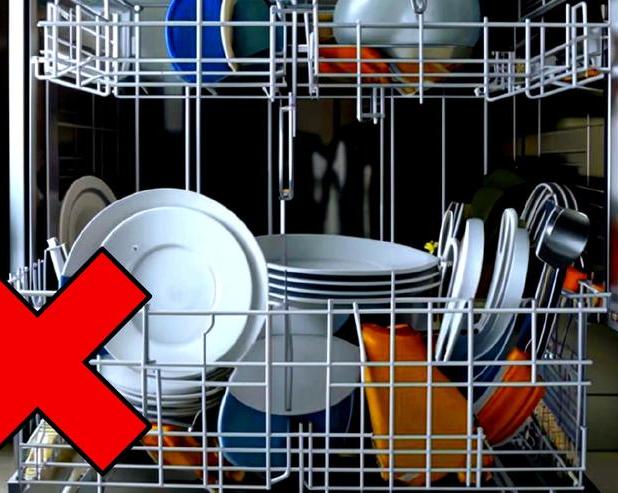 Что нельзя мыть в посудомоечной машине